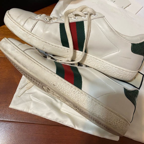 Gucci Ace leather sneakers - Picture 8 of 12